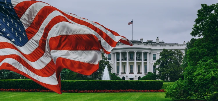 In het Witte Huis woont de president van Amerika