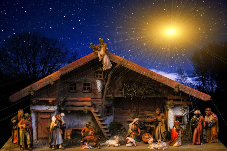 Een kerststal is een voorstelling van de geboorte van Jezus. Volgens de traditie werd Jezus in een stal geboren.