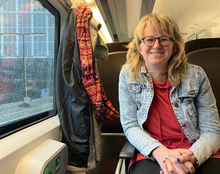 Met de Eurostar was Daniëlle in iets meer dan 4 uur in Londen.