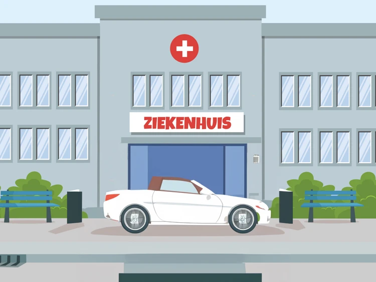 Na een dagbehandeling mag je niet meer zelf met de auto rijden. Regel daarom zowel vervoer als begeleiding naar huis.