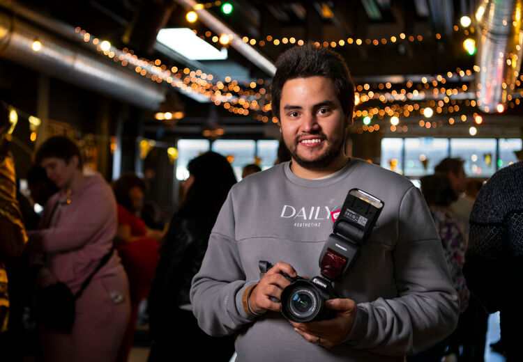Leonardo in actie als fotograaf