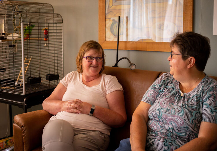 Corine en Ingrid hebben elkaar gevonden op ABCDate en zijn nu vriendinnen.