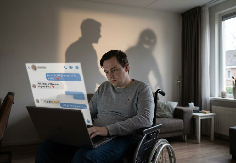 Sommige nepdaters praten met meerdere mensen tegelijk om zo meer geld te verdienen.