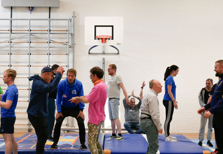 Met een beetje hulp kan iedereen bewegen.