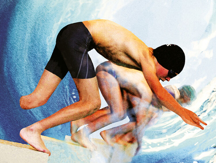 Olivier gaat voor goud tijdens de Paralympische Spelen.