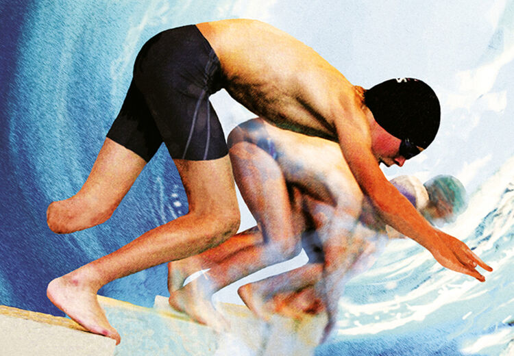 Olivier gaat voor goud tijdens de Paralympische Spelen.