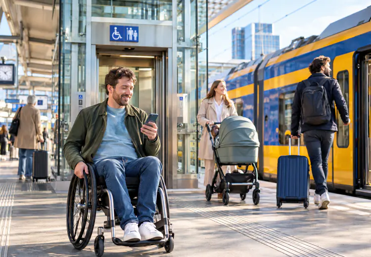 NS heeft een app met reisinformatie.