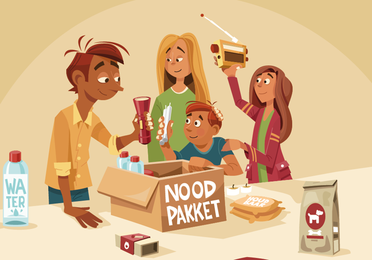 In Nederland heeft bijna elk gezin al een deel van een noodpakket in huis zonder dat ze het doorhebben.