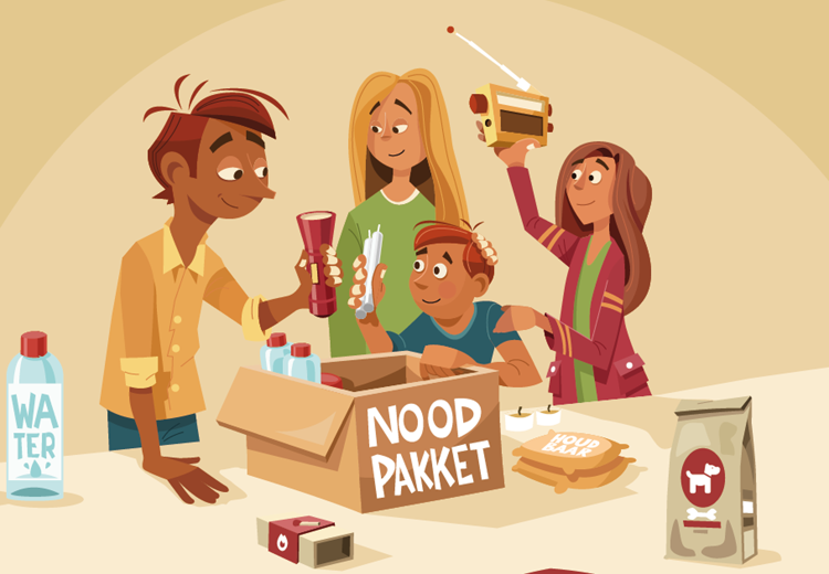 In Nederland heeft bijna elk gezin al een deel van een noodpakket in huis zonder dat ze het doorhebben.