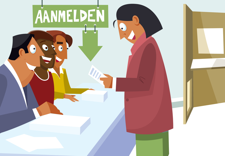 Een stembureau bestaat uit minstens drie leden, van wie er één voorzitter is.