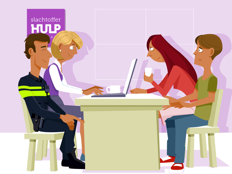 Slachtofferhulp is de hulpverlening aan slachtoffers van misdrijven, ongevallen en rampen ná de eerste hulpdiensten.
