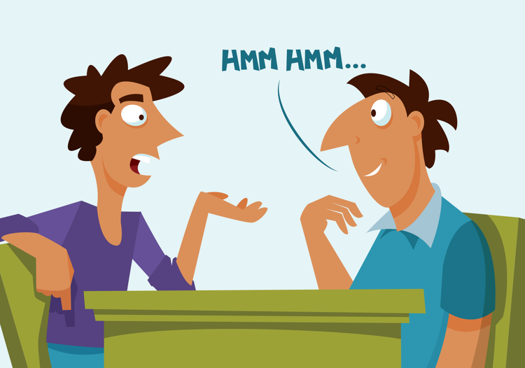 Als je iets niet helemaal begrijpt of het niet bij kunt houden, kun je vragen om langzamer en duidelijker te spreken.