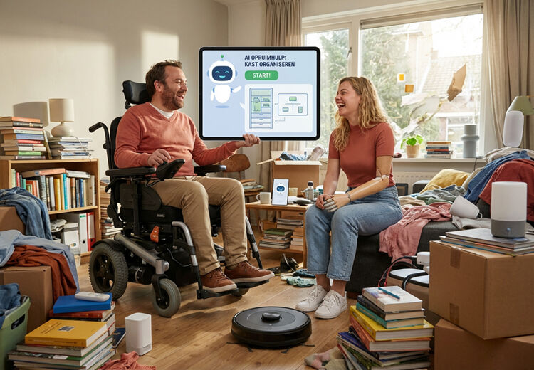 AI wordt slimmer door veel te oefenen met voorbeelden. Deze foto is met AI gemaakt.