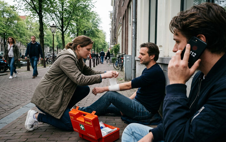 EHBO staat voor Eerste Hulp Bij Ongelukken.