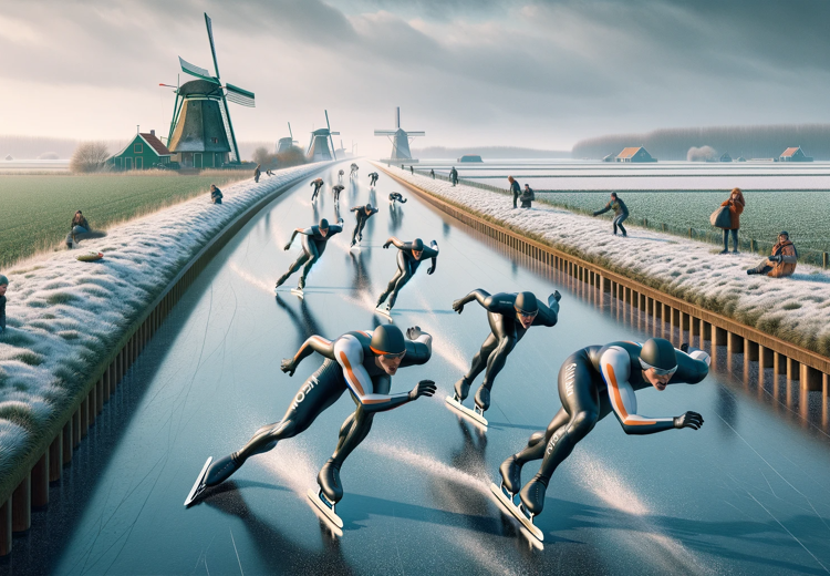 Schaatsfans dromen van een ijskoude winter waardoor we weer een ouderwetse Elfstedentocht kunnen schaatsen.