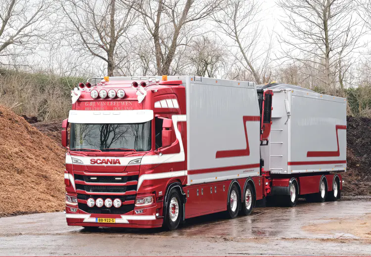 De winnende Scania R660 trok veel bekijks tijdens het Truckstar Festival in Assen.