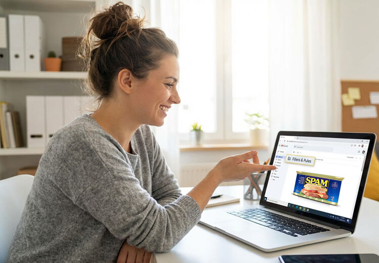 Het woord spam komt van een oud blikje vlees dat overal opdook, net als ongewenste mail vandaag.