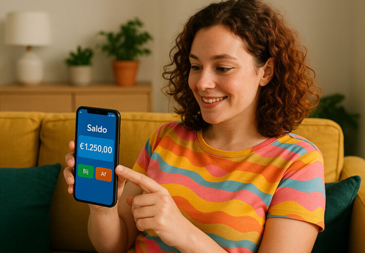 De meeste mensen die hun bankapp gebruiken, kijken daar gemiddeld 10 keer per week op!