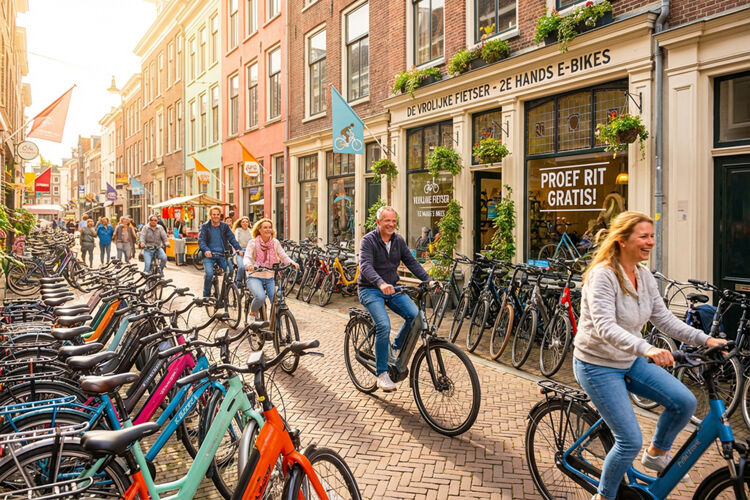 Wist je dat in Nederland inmiddels bijna de helft van alle nieuw verkochte fietsen een e-bike is?