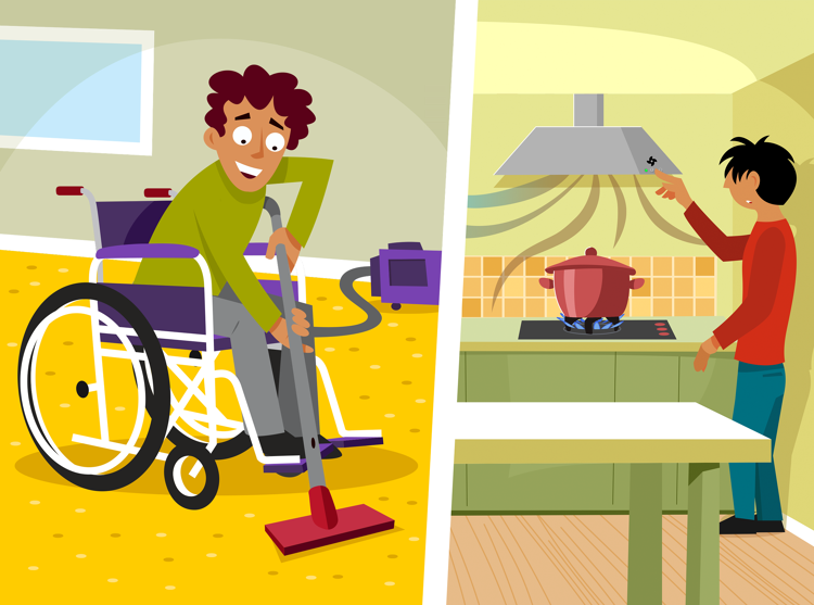 Door het stof vaker op te ruimen, zorg je voor minder fijnstof in de lucht.