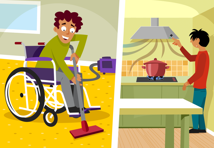 Door het stof vaker op te ruimen, zorg je voor minder fijnstof in de lucht.