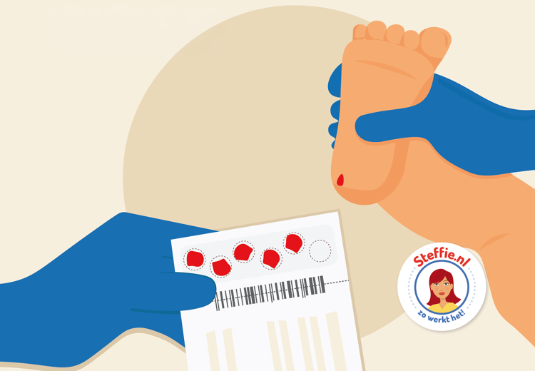 De hielprik kan ziektes opsporen voordat een baby zelf klachten krijgt.