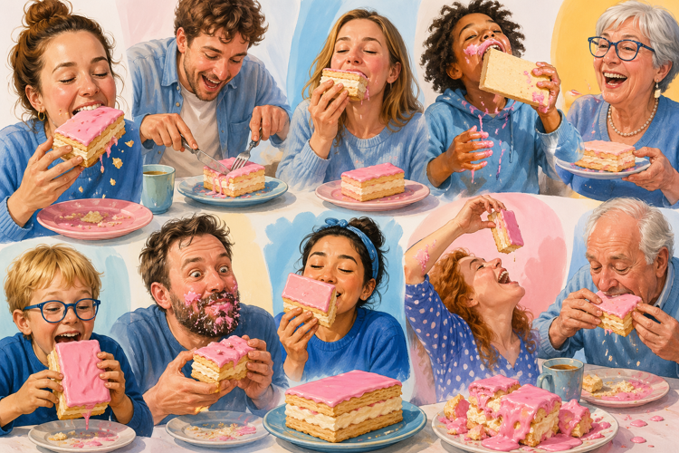 Veel mensen happen een tompouce snel en knoeien daardoor juist meer.