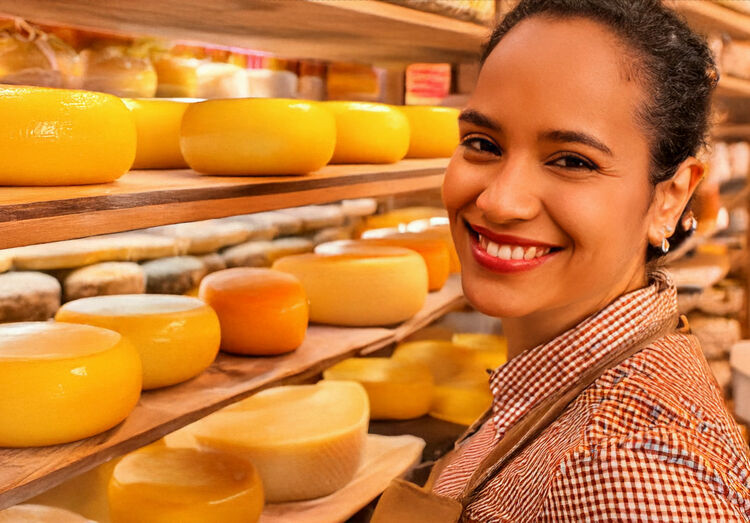 Een Nederlander eet gemiddeld 20 kilo kaas per jaar. Dit maakt ons een van de grootste kaasconsumenten ter wereld!