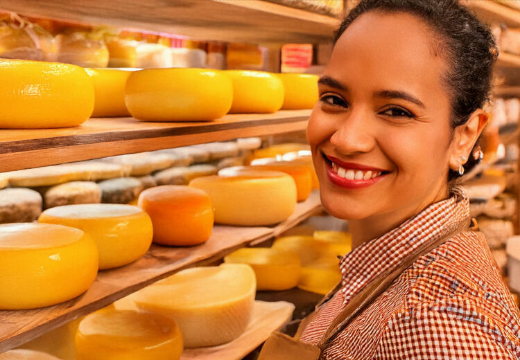 Een Nederlander eet gemiddeld 20 kilo kaas per jaar. Dit maakt ons een van de grootste kaasconsumenten ter wereld!