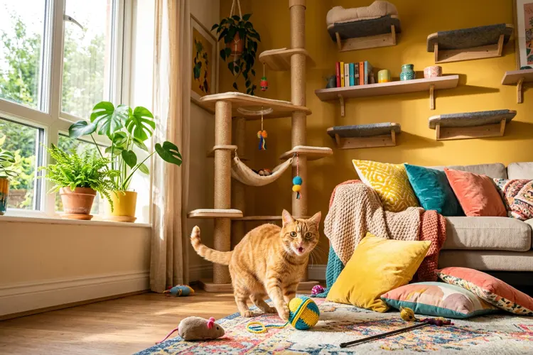 Wist je dat een kat met zijn snorharen kan voelen of hij door een smalle opening past?