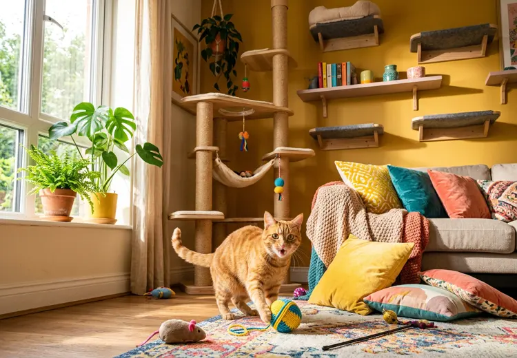 Wist je dat een kat met zijn snorharen kan voelen of hij door een smalle opening past?