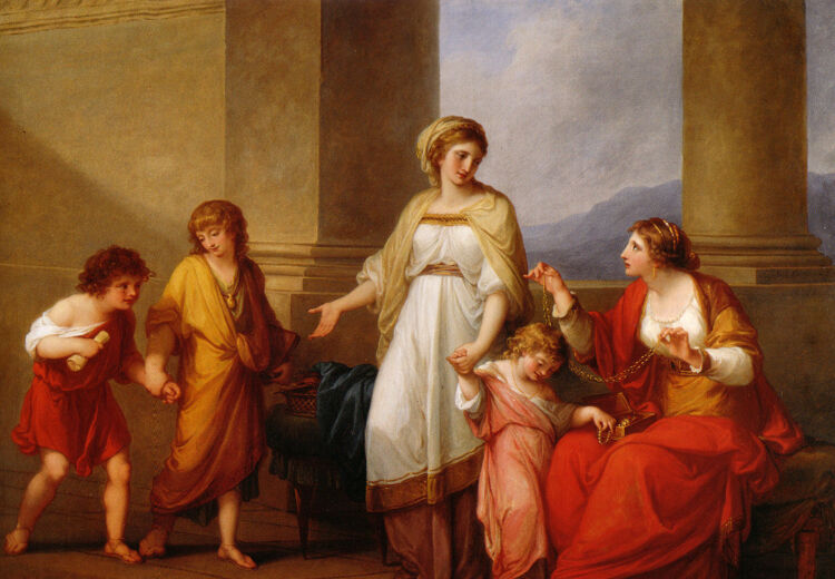 Cornelia was een invloedrijke vrouw in het oude Rome en bekend als een zorgzame moeder van de broers Gracchus.