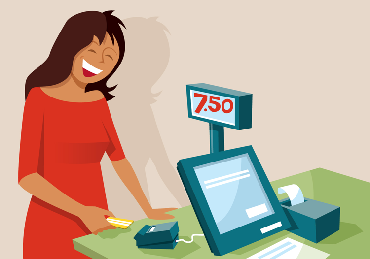 Als je veel shopt, kan je beste direct afrekenen en niet achteraf betalen. Dan hou je meer overzicht op je geld.