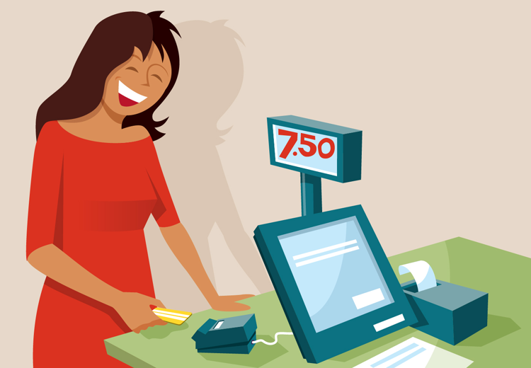 Als je veel shopt, kan je beste direct afrekenen en niet achteraf betalen. Dan hou je meer overzicht op je geld.