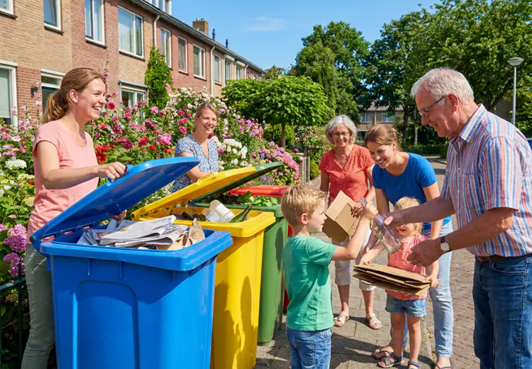 De grootste daling was te zien bij groente-, fruit- en tuinafval. Dat was 5 kilo minder per persoon.