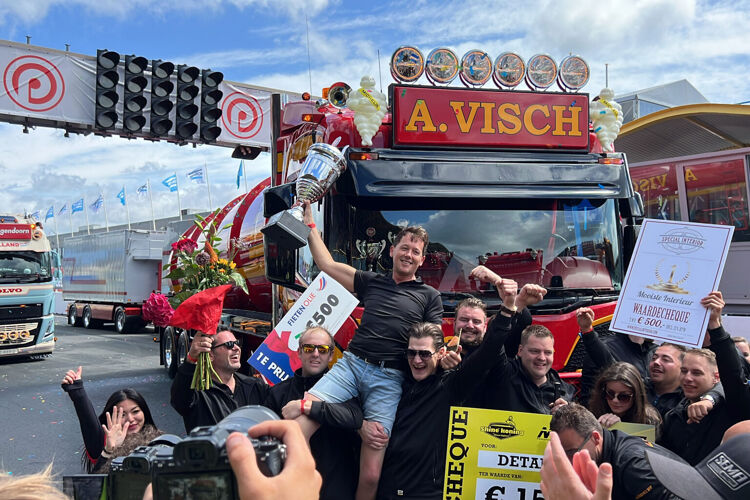 De de mooiste truck van Nederland is de Scania R650 van Arno Visch.