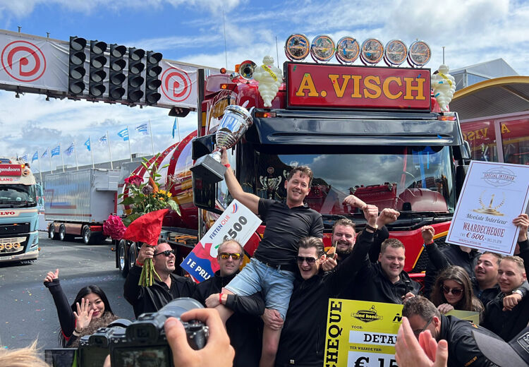 De de mooiste truck van Nederland is de Scania R650 van Arno Visch.