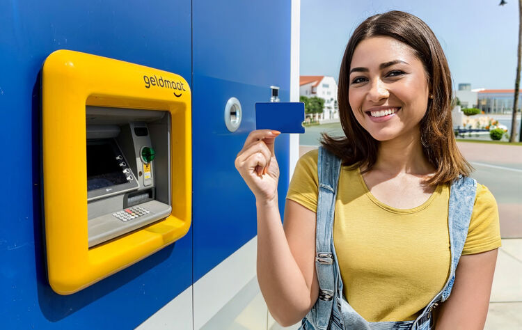 Je kunt met je nieuwe betaalpas gewoon geld opnemen bij een Geldmaat.