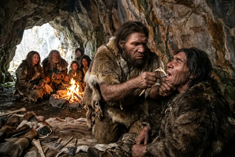 Wist je dat sommige neanderthalers waarschijnlijk al natuurlijke pijnstillers gebruikten tegen pijn?