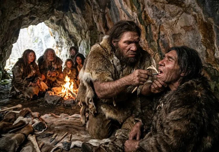 Wist je dat sommige neanderthalers waarschijnlijk al natuurlijke pijnstillers gebruikten tegen pijn?