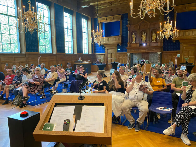 Er werd ook gestemd. Musea in Nederland moeten meer werk maken van de toegankelijkheid voor iedereen.