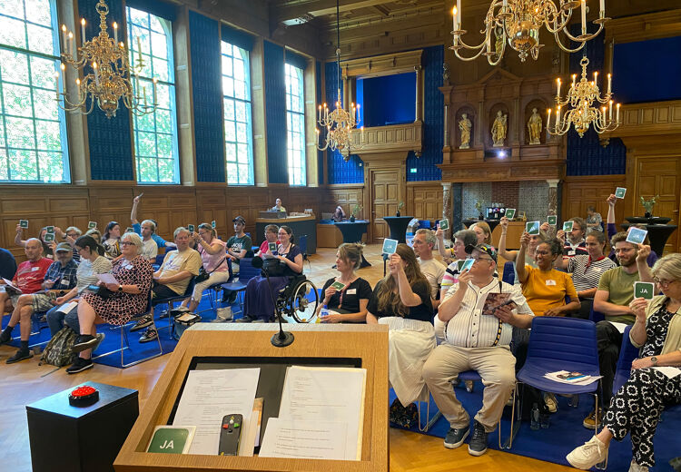 Er werd ook gestemd. Musea in Nederland moeten meer werk maken van de toegankelijkheid voor iedereen.