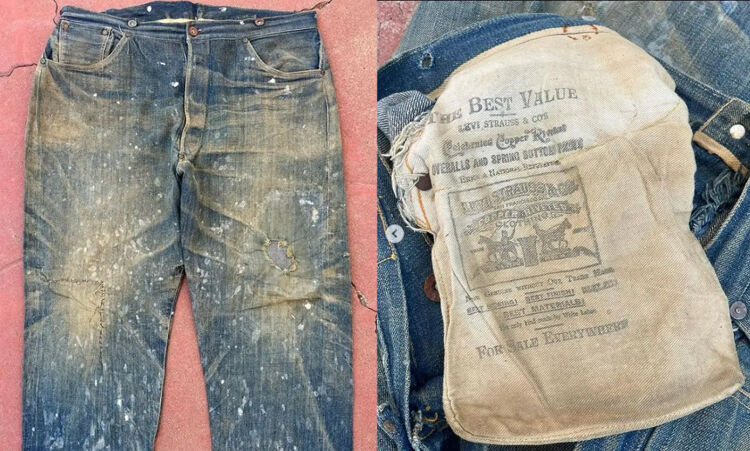 De spijkerboek uit 1880 zou makkelijk nog gedragen kunnen worden.