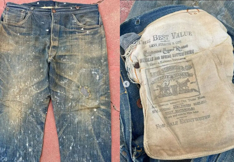 De spijkerboek uit 1880 zou makkelijk nog gedragen kunnen worden.