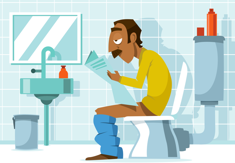 De geur van poep wordt veroorzaakt door bacteriën in de darmen die voedsel afbreken.