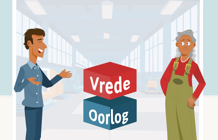 Polarisatie is als groepen mensen steeds meer tegenover elkaar komen te staan en niet meer naar elkaar luisteren.