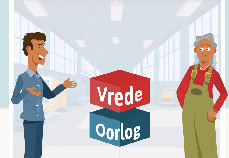 Polarisatie is als groepen mensen steeds meer tegenover elkaar komen te staan en niet meer naar elkaar luisteren.