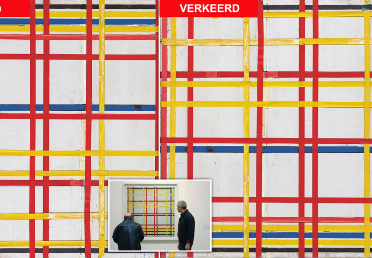 Een Duits museum heeft veertig jaar niet in de gaten gehad dat een schilderij ondersteboven hing.