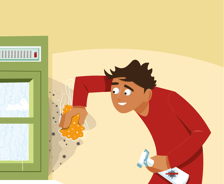 Bij mensen die in een huurhuis wonen komen deze problemen het vaakst voor.