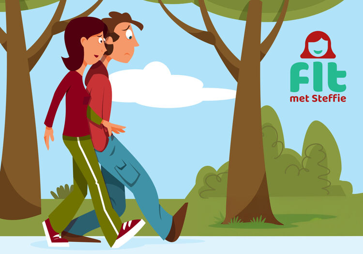 Ook kleine stukjes wandelen, zoals naar de brievenbus of de winkel, helpen al om gezonder te worden!